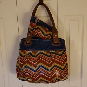 Key per tote with cosmetic case